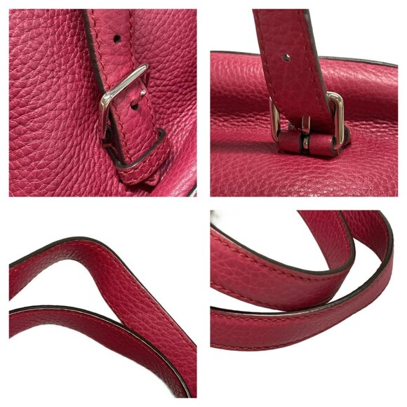 GUCCI Bamboo Pink Leather Backpack bran693-100425 main image 16